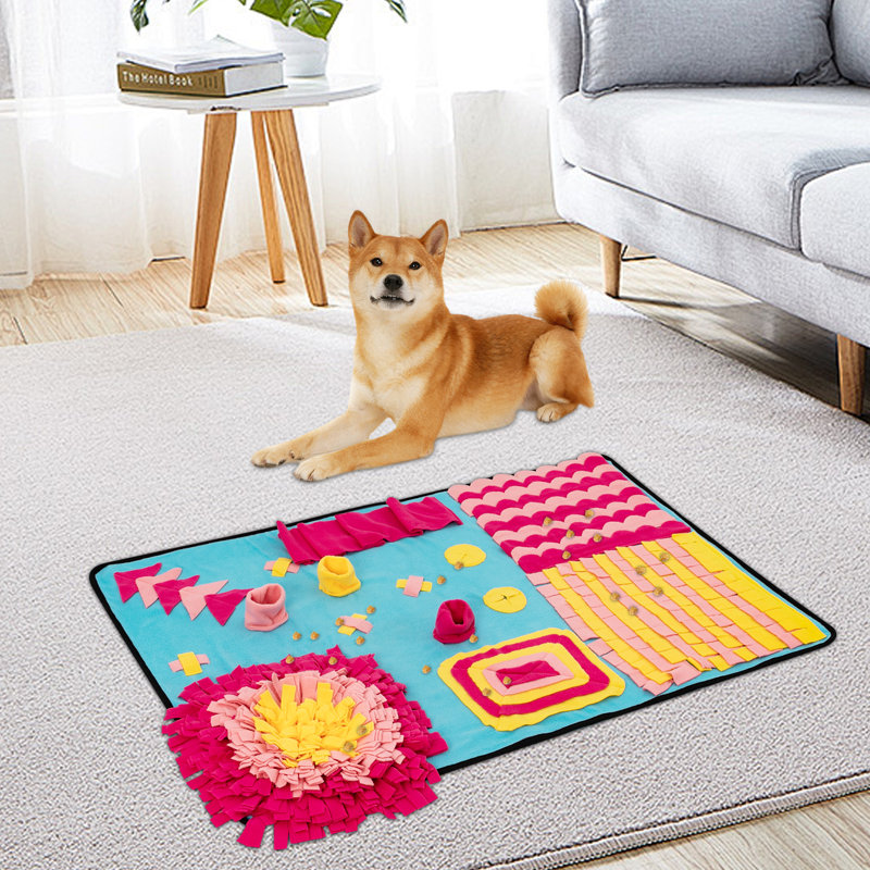 Pet Snuffle Mat Dog Feeding Mat Multicolor