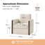 Upholstered Swivel Armchair-126352003