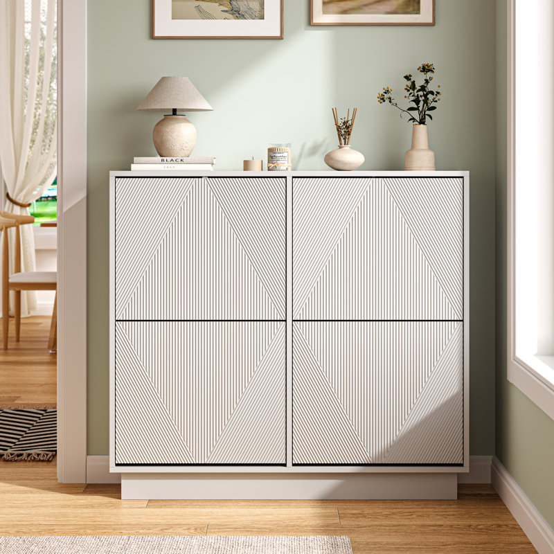 16 Pair Flip Down Shoe Storage