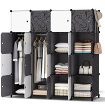 HOMIDEC Closet Organizer, 12-Cube Closet Organizers and Storage, Portable  Closet