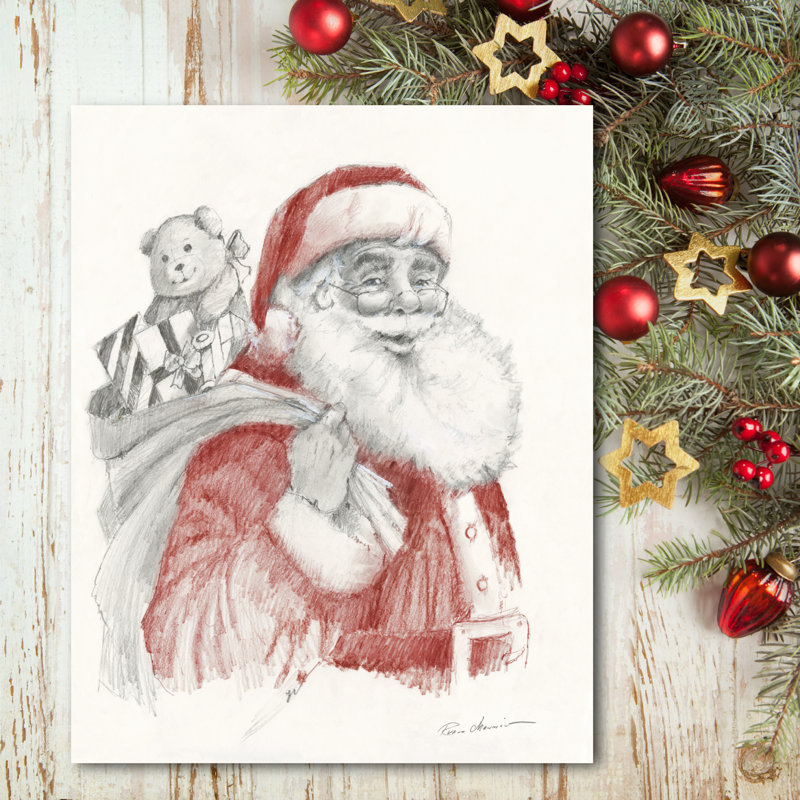 " Ready For Christmas ", 24'' H x 20'' W x 1.5'' D