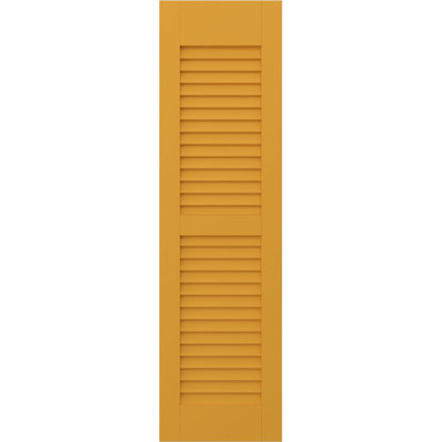 Americraft Two Equal Louver Shutters (Per Pair)