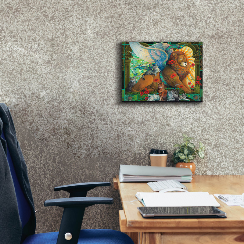 'The Protector' by David Galchutt Canvas Wall Art, 12" H x 16" W x 0.75" D