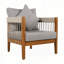 Fauteuil club d'extérieur en bois d'acacia-2125481372