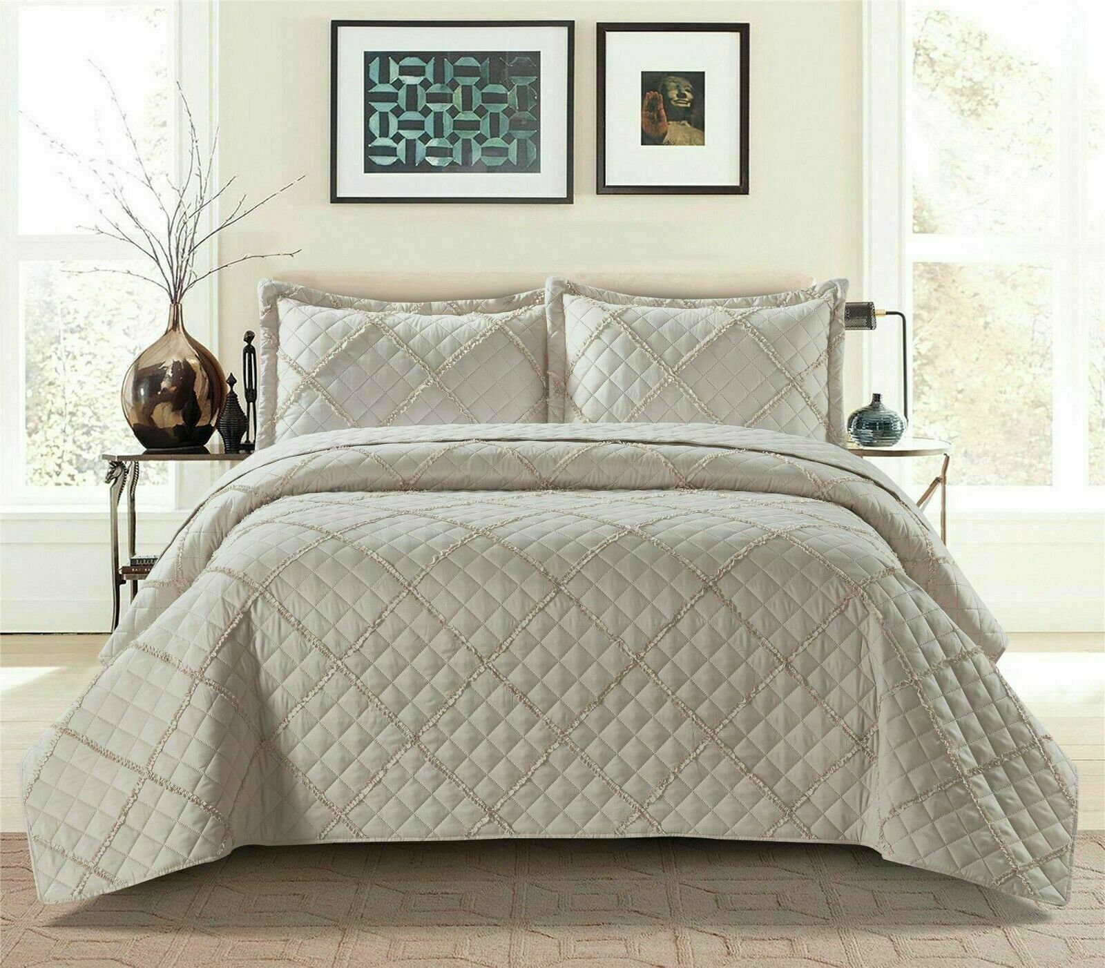 Bed 2024 quilted bedspreads