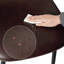 Chaise d'appoint moderne en similicuir