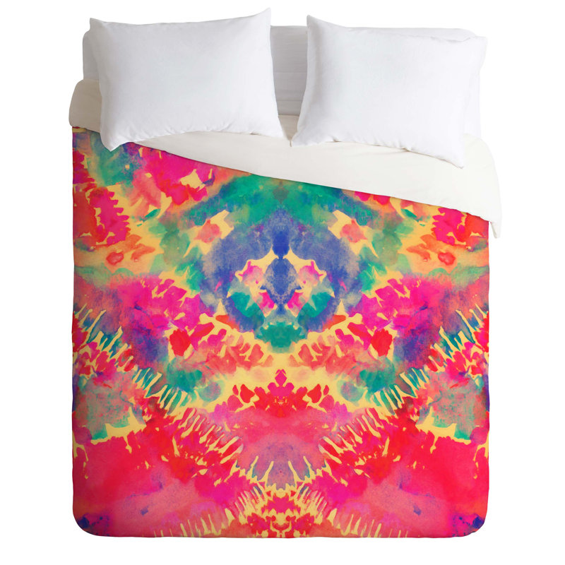 Rebecca Allen Polyester Abstract Duvet Cover, Twin/Twin XL Duvet Cover + 1 Standard Sham
