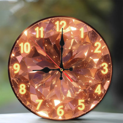 Horloge à diamants