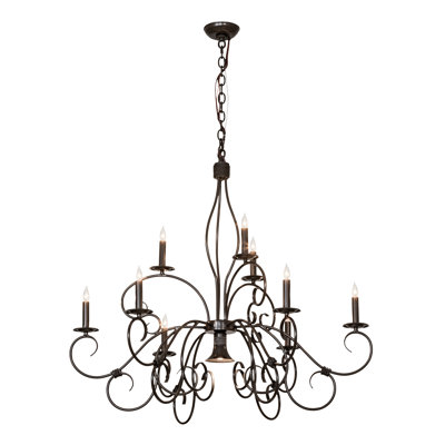 Aemelia 9 - Light Dimmable Empire Chandelier