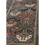 Tapis unique gris / taupe / canneberge de 2 pi 11 po x 8 pi 3 po Baluchi