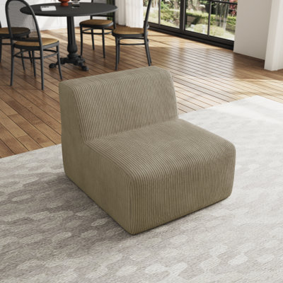 Berlare 87.9Cm Wide Armless Chair