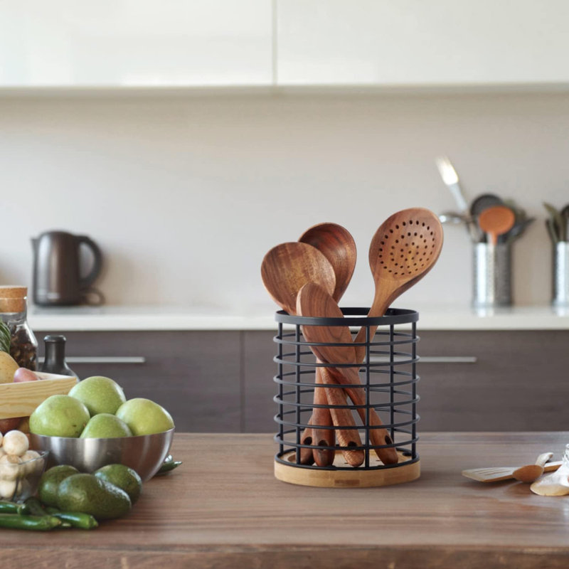 Matte Black Cookware Rack