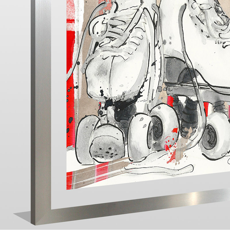 «All American», impression sur toile, H 39,5 po x l 27,5 po x P 0,75 po, Acrylique avec cadre argent