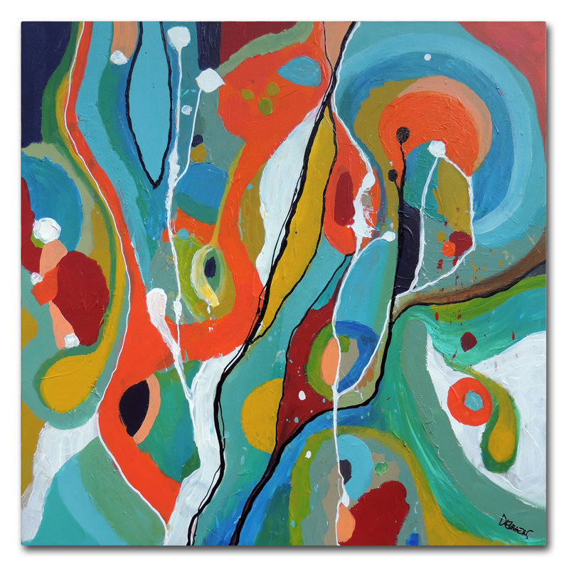 «La Folie» de Breagh, reproduction sur toile tendue, H 35 po x l 35 po