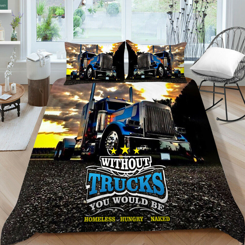 Embrecht Microfiber No Pattern Duvet Cover with Pillowcases, Double Duvet Cover + 2 Housewife Pillowcases