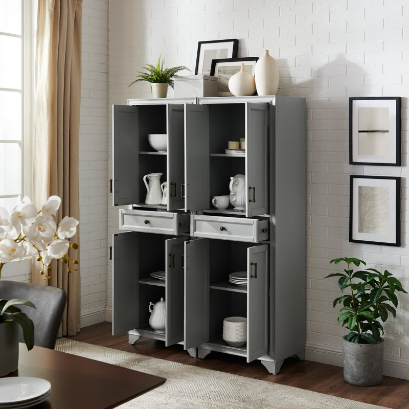 Garde-manger de 67,75 po Jesse, Gris