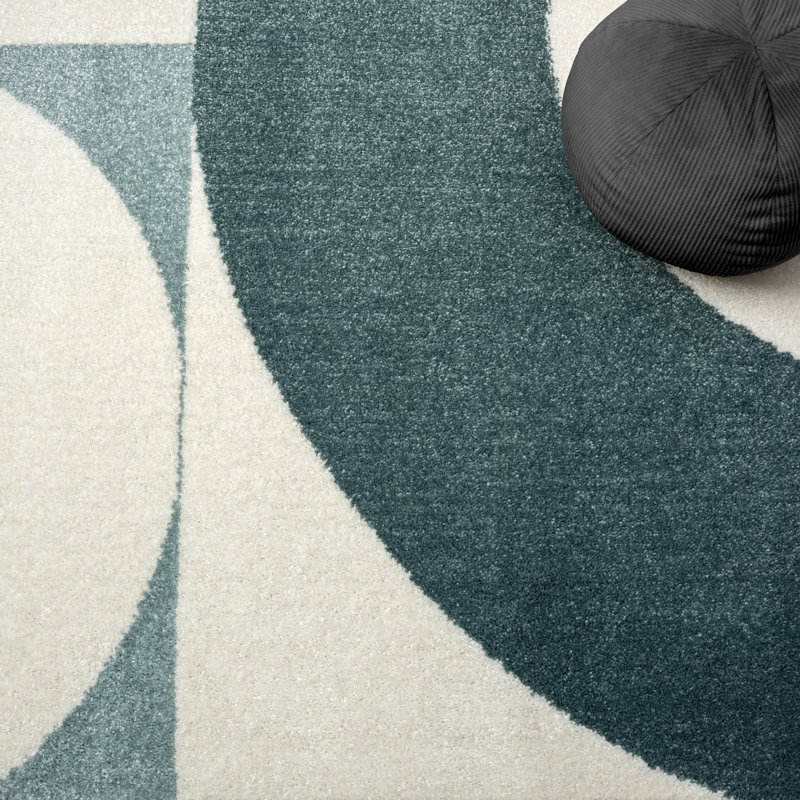 Abani Rugs Douglas DEC220A Modern Geometric Area Rug, Rectangle 4' x 6'