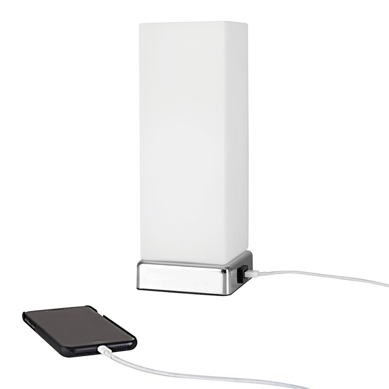Linda Metal USB Table Lamp, No