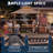 8x5 ft Grill Gazebo with Adjustable Dual Side Awnings, 2-Tier BBQ Gazebo Grill Shelter with 2 Handy Shelves, Steel Frame BBQ Canopy, Khaki-124985107