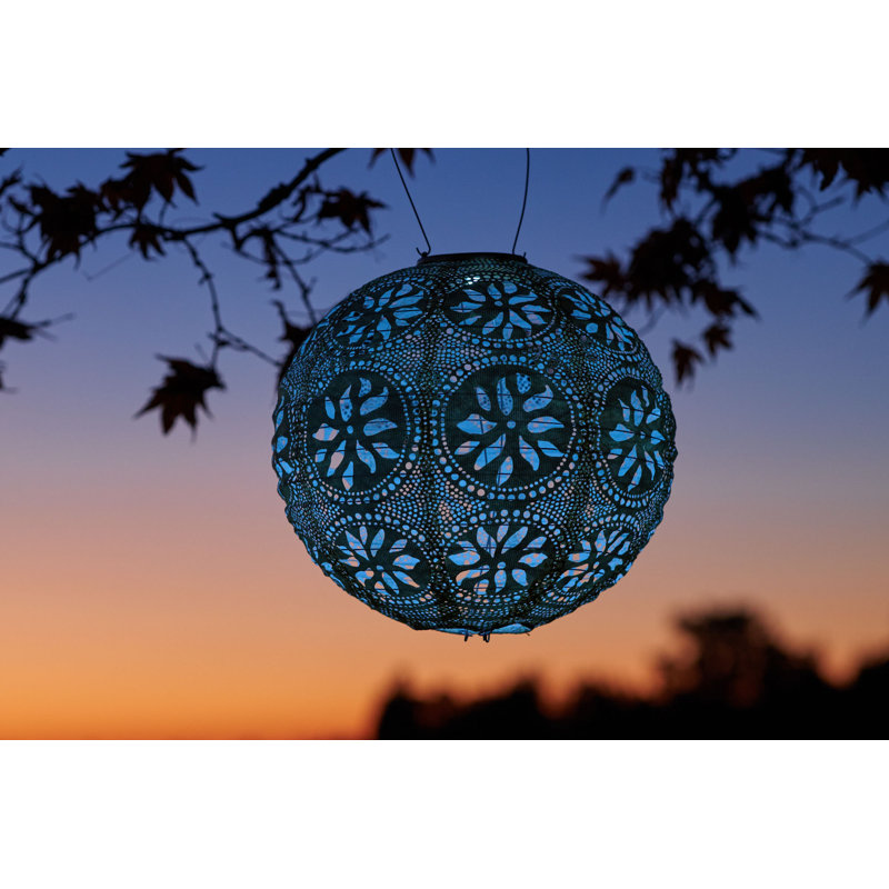 Antonucci 12'' Solar Powered Integrated LED Outdoor Lantern