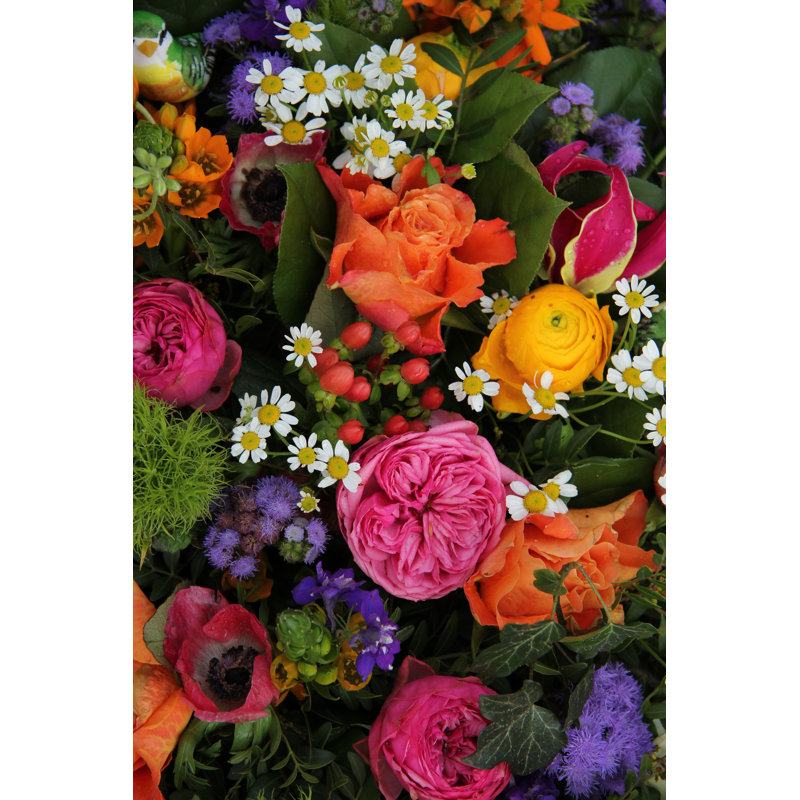 " Mixed Spring Bouquet ", 18" H x 12" W  