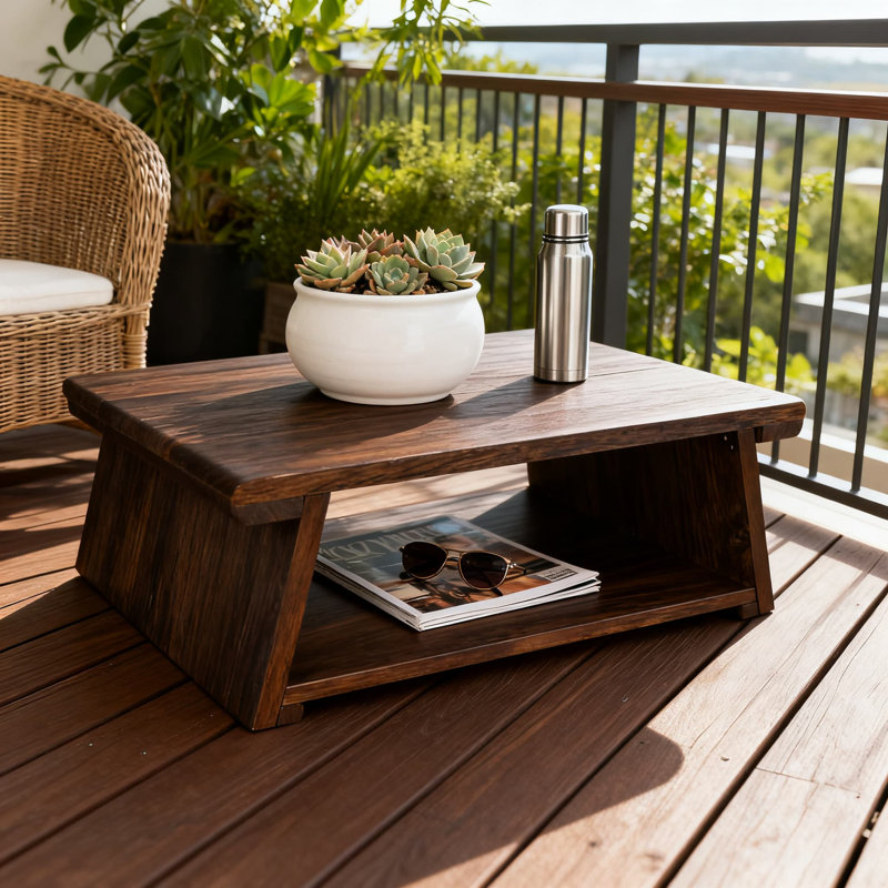 Japanese Low Floor Folding Table With Storage, Solid Paulownia Wood Meditation And Tea Table For Zen Living Spaces