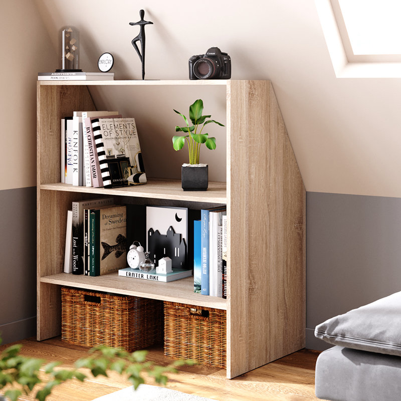 Bixente 90 cm W Shelving Unit, Sonoma