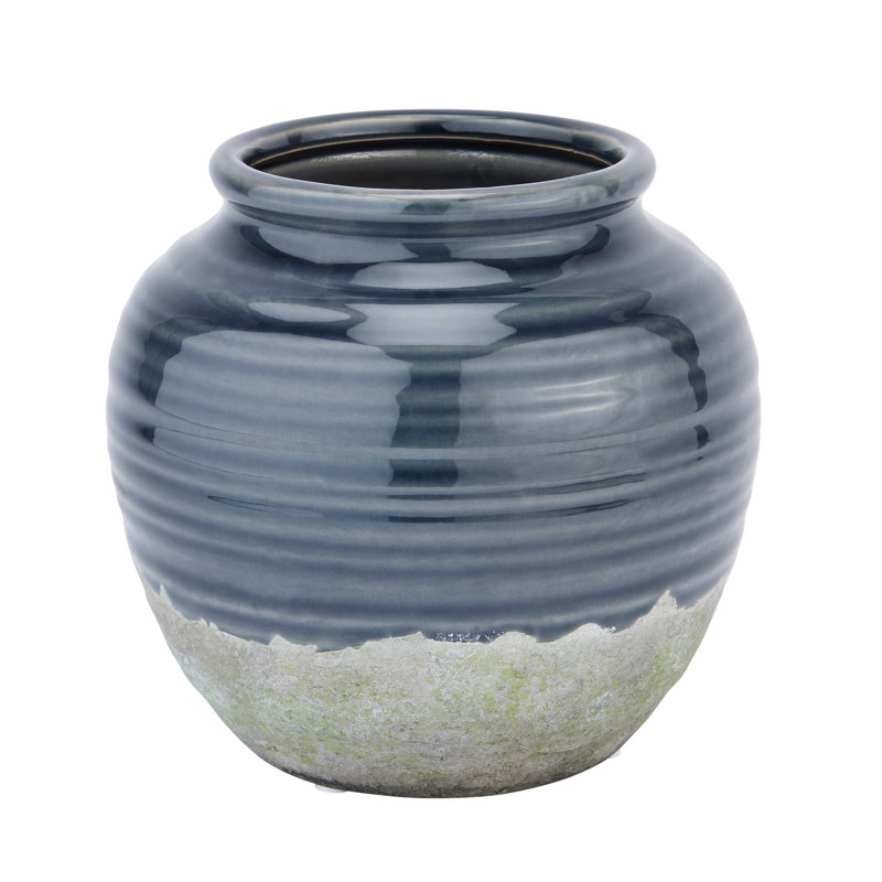 Cureton Ceramic Table Vase, 17cm H x 18cm W x 18cm D
