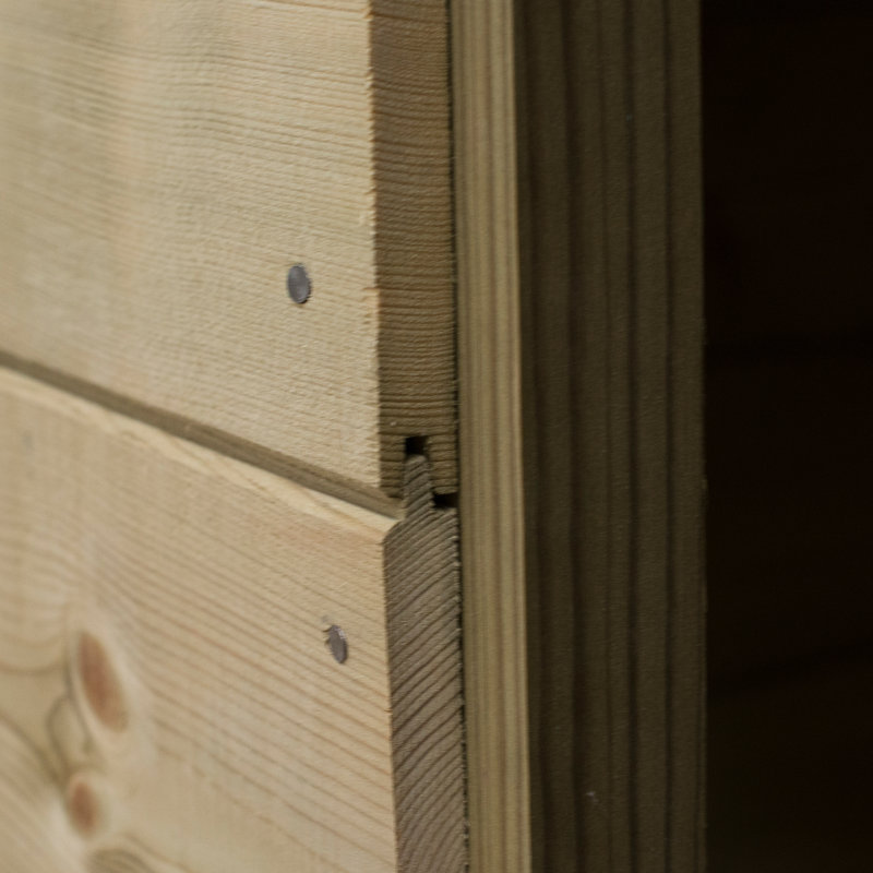 Apex Solid Wood Garden Shed, No