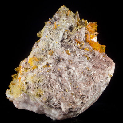 Wulfenite - Rowley Mine, Arizona, USA