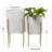 Janeanne Metal Pot Planter