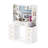 Pradep 43'' Makeup Vanity with 3 Lighting Colors-1072628384
