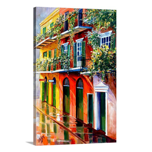 «French Quarter Sunshine», reproduction, H 36 po x l 24 po x P 1,5 po, Toile