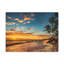 «Tropical Island Beach Sunrise Ocean», art mural sur toile