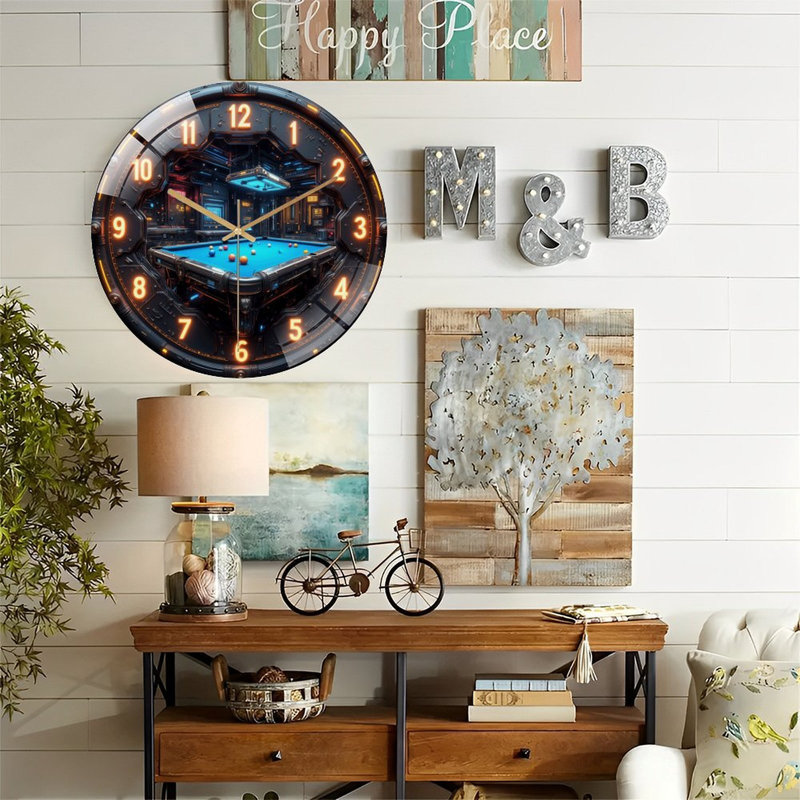 Horloge murale 12 po