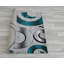 Tapis abstrait turquoise/gris zone Aftan-1406995575