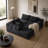 Modern Chenille Upholste Sectional Sofa Couch Set,Modular 108" L Shaped Sectional Living Room Sofa Set With 6 Pillows,Free Combination Sofa Couch For Living Room,Bedroom(Left Chaise)-576085951