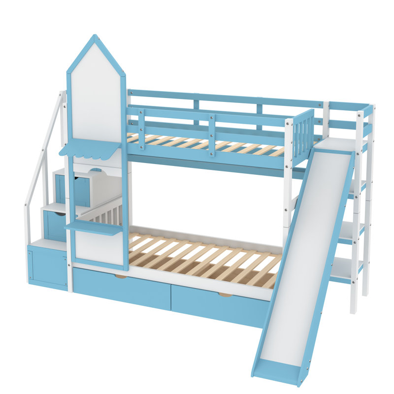 Lit pour enfant Orlinda, Bleu