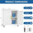 Metal Small 35.6" Garage Storage Cabinet with Locking Doors ,Rolling Wheels and Adjustable Shelves-447550759-447550776