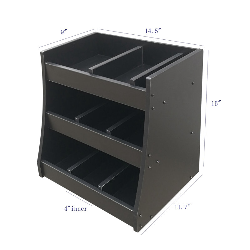 Support et distributeur de condiments en plastique FixtureDisplays