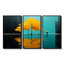 Dan - Ensemble de décoration murale paysage abstrait-108310342-108310346