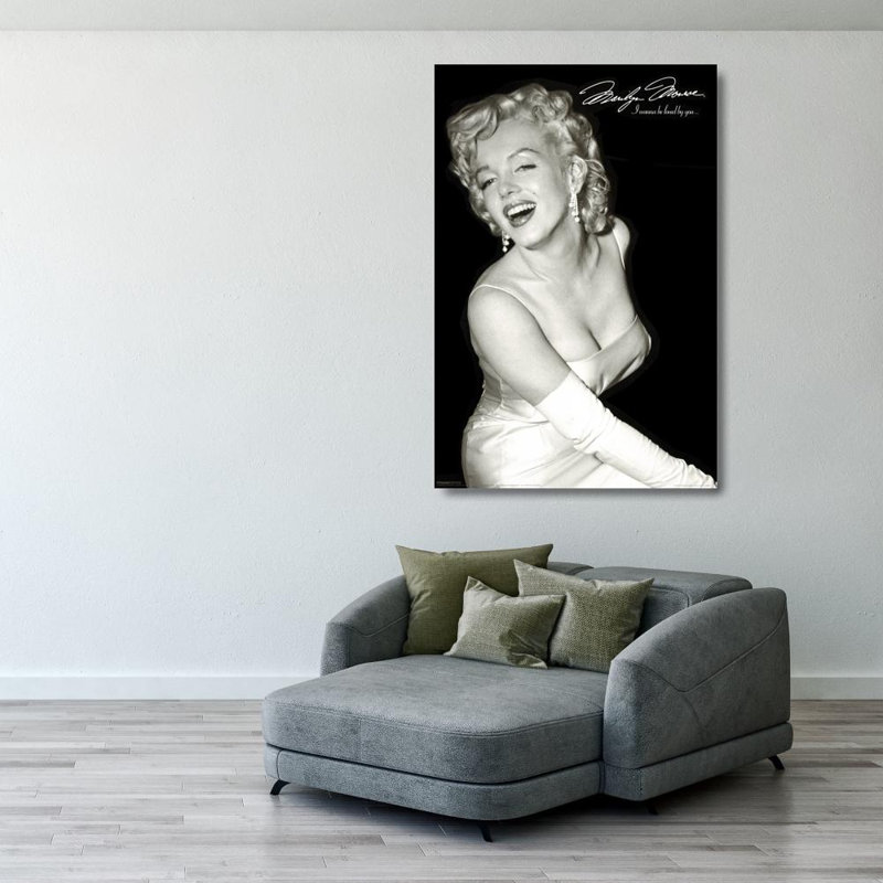 Marilyn Monroe (adoré par vous), H 40 po x l 27 po