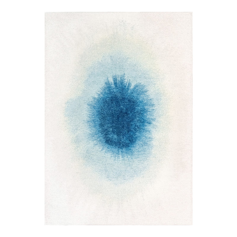 Meditation Drop Dream In Blue Recycled P.E.T Area Rug, Rectangle 240 x 340 cm