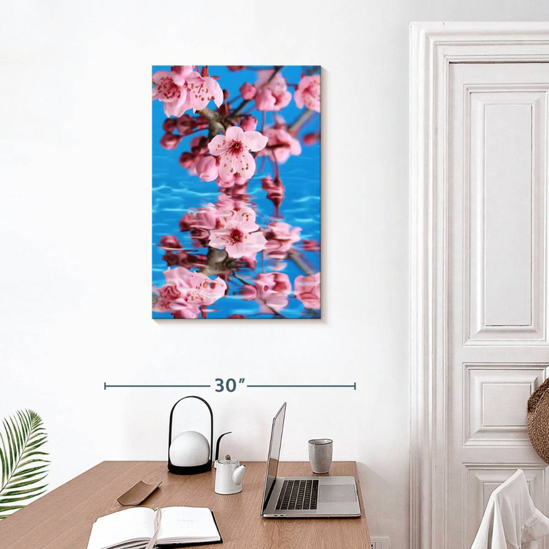 Harnek Sakura Reflection, 30" H x 20" W