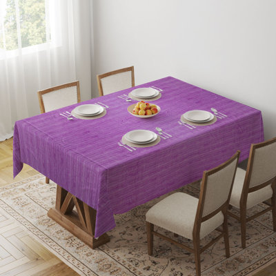 Nappe de qualité supérieure (55 x 71 pouces), 65% coton / 35% polyester, facile à nettoyer | Lavable à la machine, va au sèche-linge, repasse | Parfait pour la salle à manger, les fêtes et les occasions spéciales, design élégant et durable