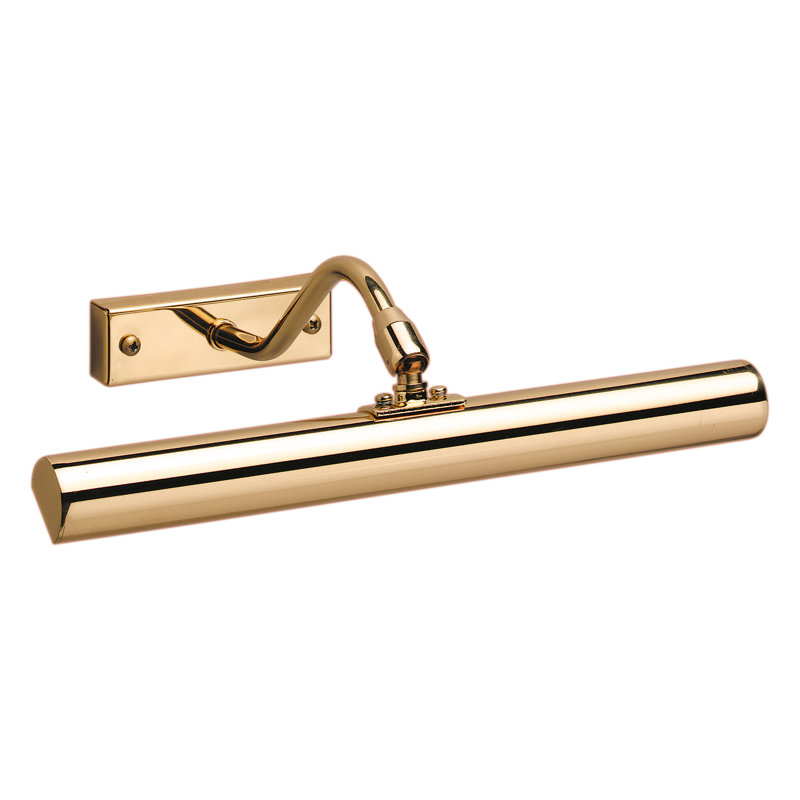 Picture Light 2 -Light Hardwired Dimmable Wall Mounted Picture Light, Polished Brass