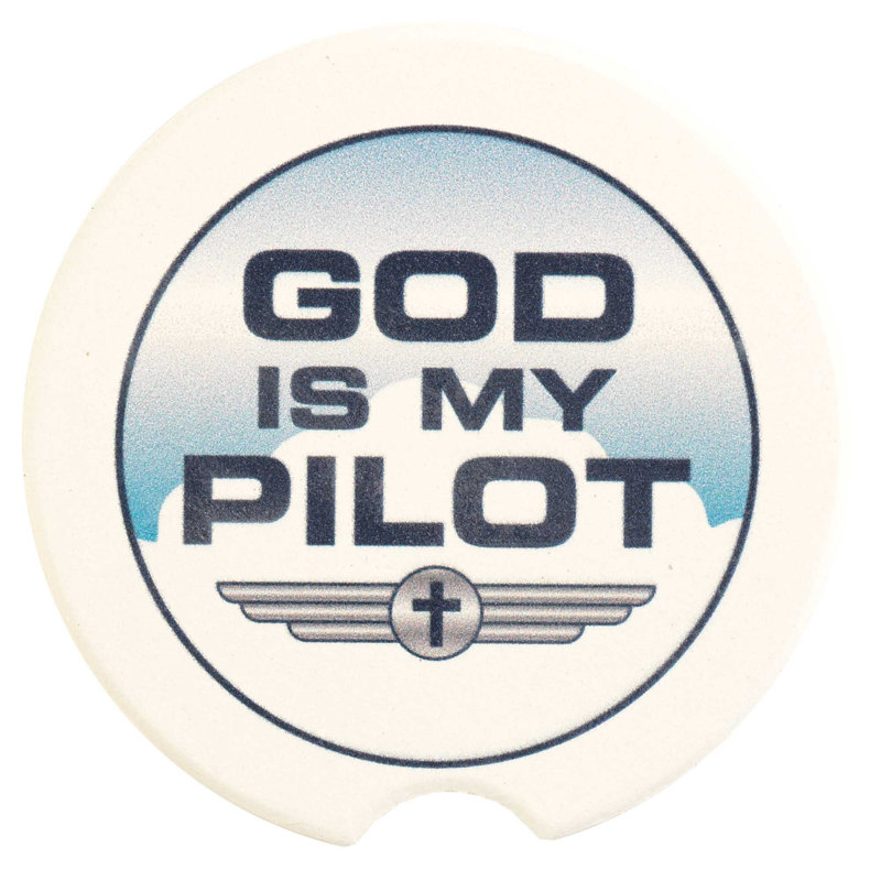 Ceramic Round 2 Piece Car Coaster Set