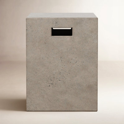 Kareen Concrete Accent Stool