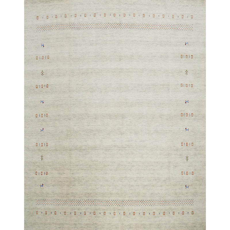 Tribal Gabbeh Style Square Area Rug 10x10