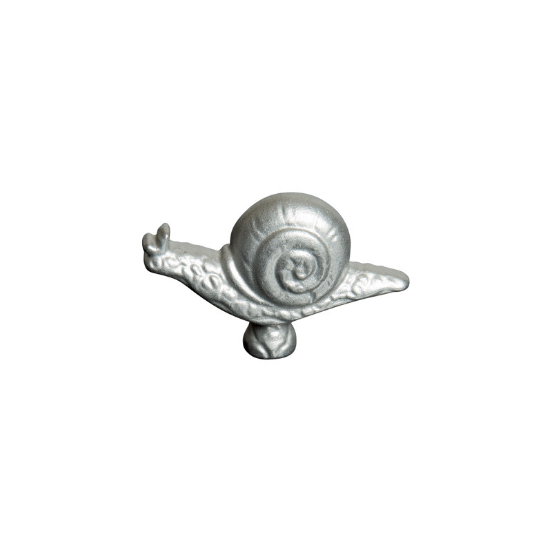 Animal Stainless Steel Snail Knob